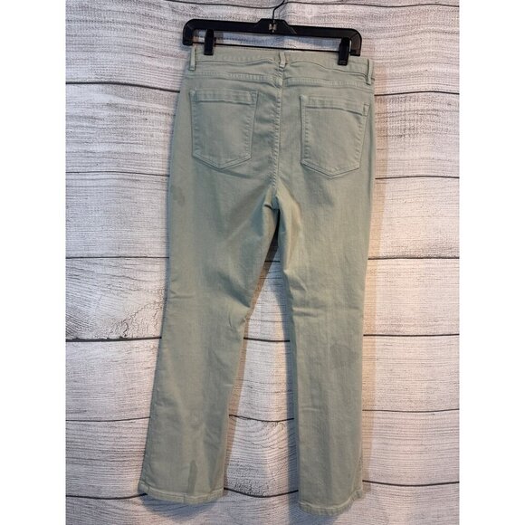 Ann Mashburn Light Green Denim Pants Size 30 - Picture 3 of 3